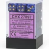 Dice<Purple / Gold: Lustrous 36d6 12mm Dice Block CHX 27897 - Miniature Marvels: Airplane Models & Painted Dice