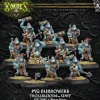Miniature<Pyg Burrowers: Trollbloods - Unit PIP 71081 - Miniature Marvels: Airplane Models & Painted Dice