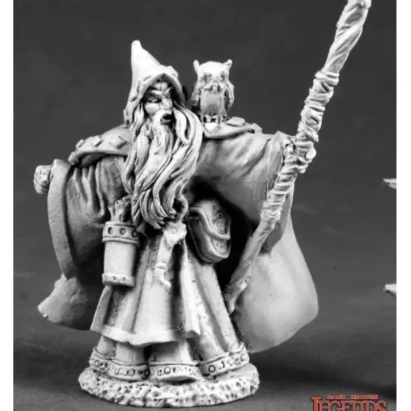 Miniature<Qualanar, Human Wizard: Dark Heaven Legends RPR 03693 - Miniature Marvels: Airplane Models & Painted Dice