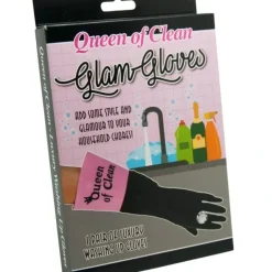 Egpull<QUEEN OF CLEAN Luxury Diamond Glam Gloves - Household Washing Cleaning Kitchen - Miniature Marvels: Airplane Models & Painted Dice