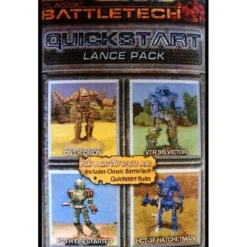 Miniature<Quick Start Lance Pack: BattleTech - Mech Pack IWM 10-044 - Miniature Marvels: Airplane Models & Painted Dice