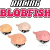 Egpull<Racing Blobfish (set of 4) Funny Pull Back Race Fish Toys - Archie McPhee - Miniature Marvels: Airplane Models & Painted Dice