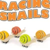 Egpull<Racing Snails (set of 4) "Pull Back Race Toys!"  Archie McPhee - Miniature Marvels: Airplane Models & Painted Dice