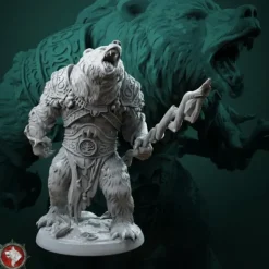 Miniature<Rafinus Ursa, 32mm - Miniature Marvels: Airplane Models & Painted Dice