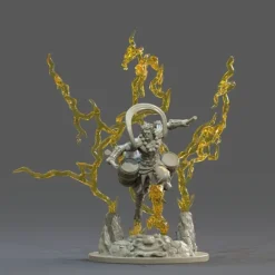 Miniature<Raijin - Miniature Marvels: Airplane Models & Painted Dice
