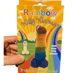 Egpull<RAINBOW WILLY WARMER "Heater for your Peter" Weener PRIDE LGBT WEINER SOCK - Miniature Marvels: Airplane Models & Painted Dice