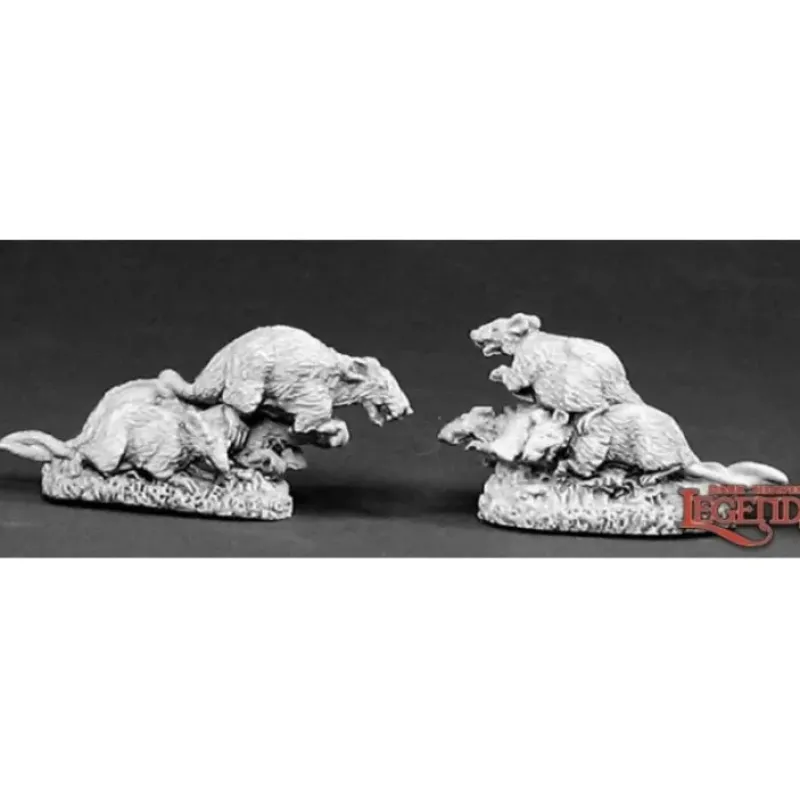 Miniature<Rat Swarm: Dark Heaven Legends RPR 02353 - Miniature Marvels: Airplane Models & Painted Dice