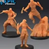 Miniature<Raven Tribe Hunters - Miniature Marvels: Airplane Models & Painted Dice