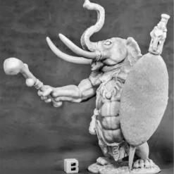 Reaper Miniatures<Reaper Avatar of Strength: Elephant W3 77588 - Miniature Marvels: Airplane Models & Painted Dice