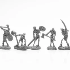 Reaper Miniatures<Reaper Bog Skeletons (5) 44115 - Miniature Marvels: Airplane Models & Painted Dice