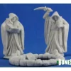 Reaper Miniatures<Reaper Cultists and Circle (3) 77351 - Miniature Marvels: Airplane Models & Painted Dice