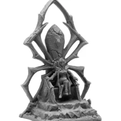 Reaper Miniatures<Reaper Dark Elf Queen on Throne 44090 - Miniature Marvels: Airplane Models & Painted Dice