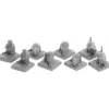 Reaper Miniatures<Reaper Dire Rats (8) 07036 - Miniature Marvels: Airplane Models & Painted Dice