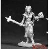Reaper Miniatures<Reaper Female Dark Elf Cleric (metal) 02524 - Miniature Marvels: Airplane Models & Painted Dice
