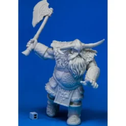 Reaper Miniatures<Reaper Frost Giant Warrior W3 77543 - Miniature Marvels: Airplane Models & Painted Dice