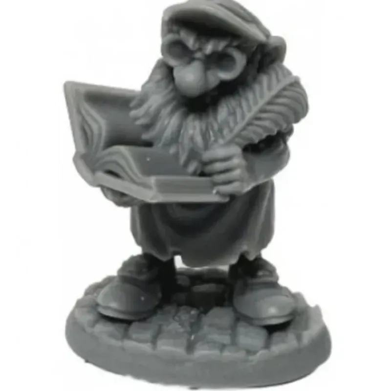 Reaper Miniatures<Reaper Gnome Accountant Stub 30120 - Miniature Marvels: Airplane Models & Painted Dice