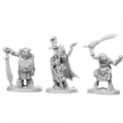 Reaper Miniatures<Reaper Goblin Elites (3) 77713 - Miniature Marvels: Airplane Models & Painted Dice
