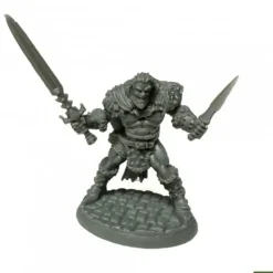 Reaper Miniatures<Reaper Grundor Hoardtaker, Barbarian 07086 - Miniature Marvels: Airplane Models & Painted Dice