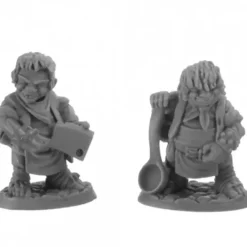 Reaper Miniatures<Reaper Halfling Cooks 30044 - Miniature Marvels: Airplane Models & Painted Dice