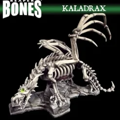 Reaper Miniatures<Reaper Kaladrax, Skeletal Dragon Bones Classic Deluxe Boxed Set 77996 - Miniature Marvels: Airplane Models & Painted Dice