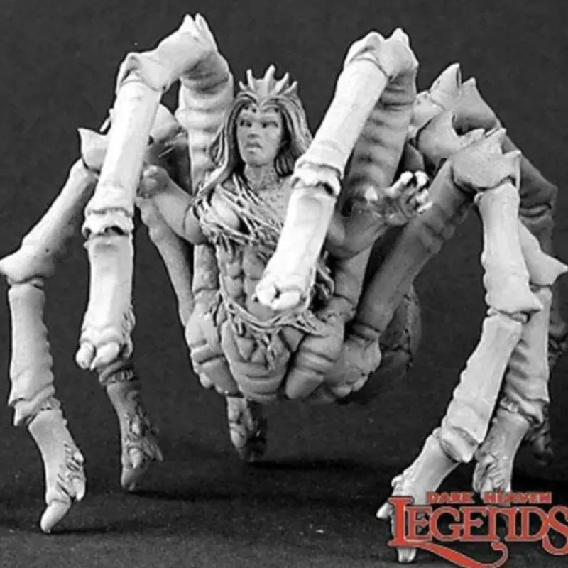 Reaper Miniatures<Reaper Labith, Female Spider Demon (metal) 03085 - Miniature Marvels: Airplane Models & Painted Dice