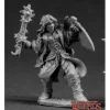 Reaper Miniatures<Reaper Larodin, Dark Elf Cleric (metal) 03347 - Miniature Marvels: Airplane Models & Painted Dice
