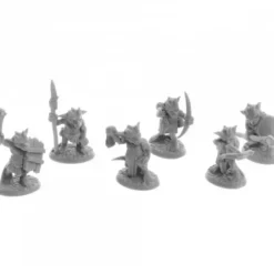 Reaper Miniatures<Reaper Ratpelt Kobold Warriors(6) 07054 - Miniature Marvels: Airplane Models & Painted Dice