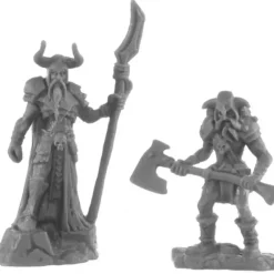 Reaper Miniatures<Reaper Rune Wight Thane and Jarl (2) 44143 - Miniature Marvels: Airplane Models & Painted Dice
