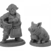 Reaper Miniatures<Reaper Stumpy Dan and Grog Hog 30043 - Miniature Marvels: Airplane Models & Painted Dice