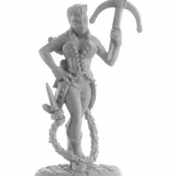 Reaper Miniatures<Reaper Syndra Cauvadinard, Huntress 04046 - Miniature Marvels: Airplane Models & Painted Dice