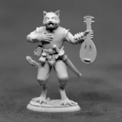 Reaper Miniatures<Reaper Trilladour, Catfolk Bard 03924 - Miniature Marvels: Airplane Models & Painted Dice