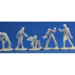Reaper Miniatures<Reaper Zombies! (5) 77342 - Miniature Marvels: Airplane Models & Painted Dice