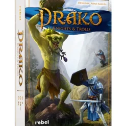 Board Game<Rebel: Drako - Knights & Trolls ASM DRK02 - Miniature Marvels: Airplane Models & Painted Dice