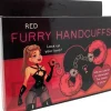 Egpull<Red Furry Handcuffs - Sexy Adult Valentine Gift - Lock up your lover! - Miniature Marvels: Airplane Models & Painted Dice