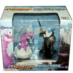 Miniature<Reign of Winter Monsters Encounter Pack: Pathfinder Battles WZK 71186 - Miniature Marvels: Airplane Models & Painted Dice