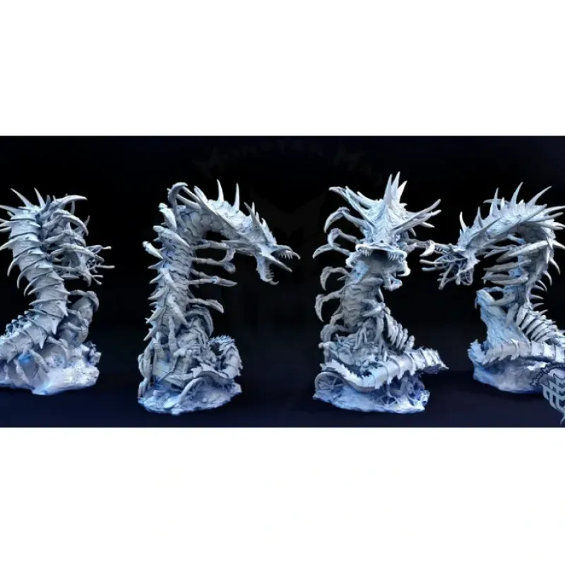 Miniature<Remorhaz - Miniature Marvels: Airplane Models & Painted Dice