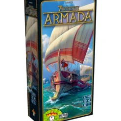 Board Game<Repos Production: 7 Wonders - Armada Expansion ASM SEV13 - Miniature Marvels: Airplane Models & Painted Dice