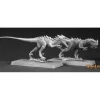 Miniature<Reptus Raptors (8): Warlord RPR 06198 - Miniature Marvels: Airplane Models & Painted Dice