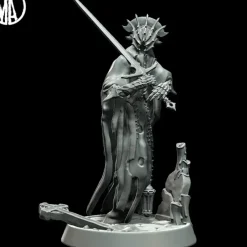 Miniature<Restless Shadow Attacking - Miniature Marvels: Airplane Models & Painted Dice