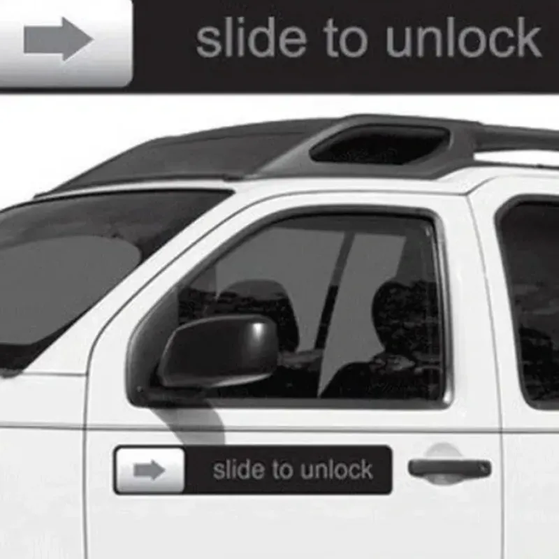 Egpull<RETRO Slide to Unlock Magnet iPhone iPod Car Fridge 17" Magnet - Big Mouth Inc - Miniature Marvels: Airplane Models & Painted Dice