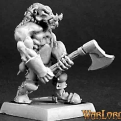 Miniature<Reven Bull Orc Berserker: Warlord RPR 14404 - Miniature Marvels: Airplane Models & Painted Dice