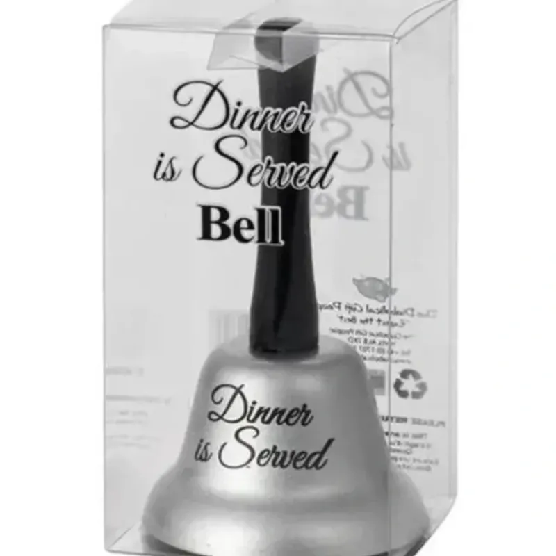 Egpull<Ring ~ Dinner is Served Bell - Fun Home Gift, Kitchen Table Accessory - Miniature Marvels: Airplane Models & Painted Dice