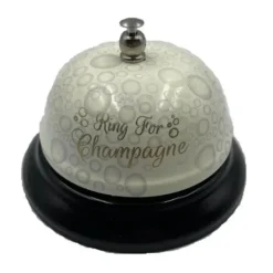 Egpull<Ring For Champagne Desk Bell - Fancy Kitchen Bar Pub Office Room - Miniature Marvels: Airplane Models & Painted Dice