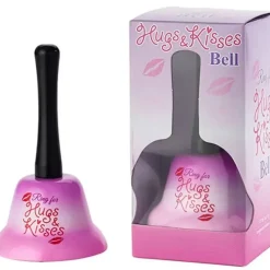 Egpull<Ring for Hugs & Kisses Metal Hand Bell - Home Kitchen Bar Pub Office Desk Room - Miniature Marvels: Airplane Models & Painted Dice
