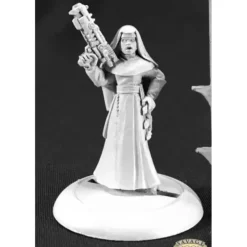 Miniature<Rippers - Order of St. George Nun: Savage Worlds RPR 59048 - Miniature Marvels: Airplane Models & Painted Dice