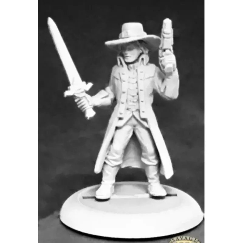 Miniature<Rippers - Witch Hunter (Male): Savage Worlds RPR 59043 - Miniature Marvels: Airplane Models & Painted Dice