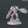Miniature<Rockgrinder - Miniature Marvels: Airplane Models & Painted Dice