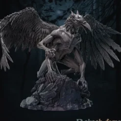 Miniature<Rokoch Demon - Miniature Marvels: Airplane Models & Painted Dice