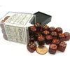 Dice<Ruby / Gold: Glitter 36d6 12mm Dice Block CHX 27904 - Miniature Marvels: Airplane Models & Painted Dice
