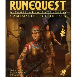 Role-playing Game<RuneQuest RPG: Gamemaster Screen Pack CHA 4029 - Miniature Marvels: Airplane Models & Painted Dice